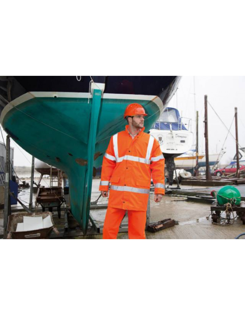 Jachetă de lucru fosforescentă Parka EN ISO 20471:2013